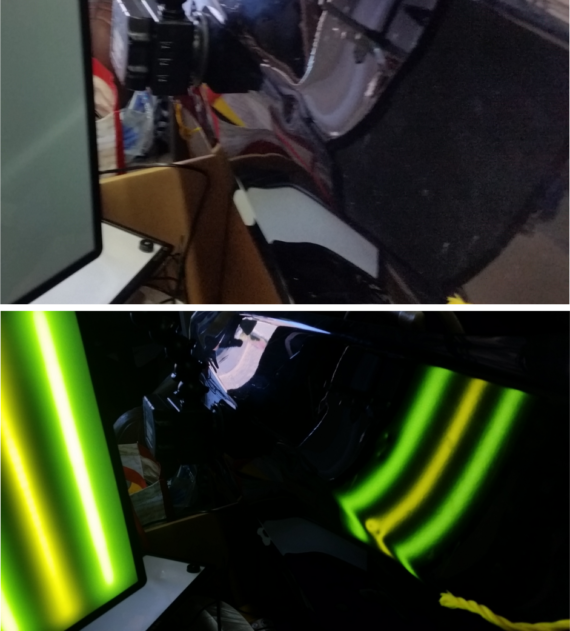 Neon Green Lens Filter For Elimadent LED Light 7x14