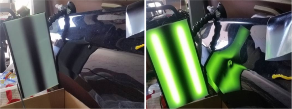 Neon Green Lens Filter For Ultra LED Light 7x14